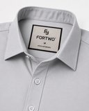 Egyptian Shirt Slim Fit | Cinza Claro