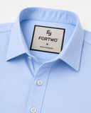 Egyptian Shirt Slim Fit | Azul Claro