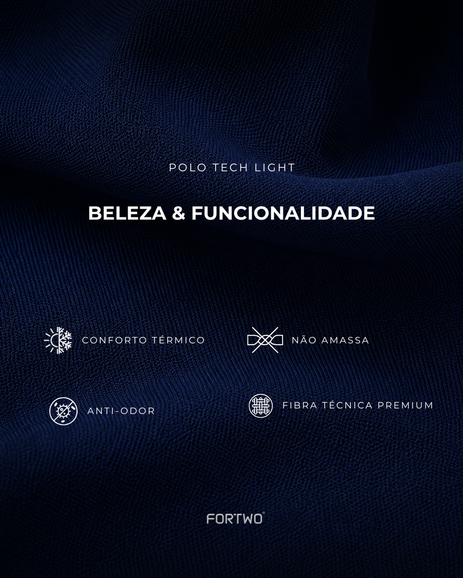 Light Polo Fortwo | Azul Marinho