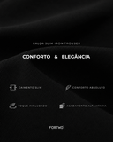 Calça Slim Iron Trouser | Preto