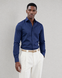 Egyptian Shirt Slim Fit | Azul Marinho