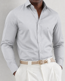 Egyptian Shirt Slim Fit | Cinza Claro